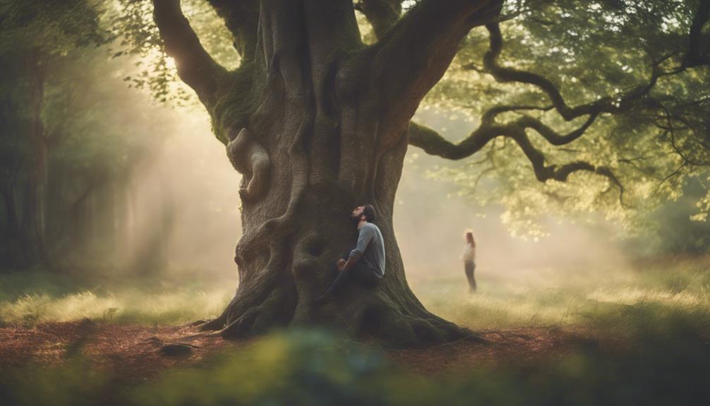 tree hugging for health