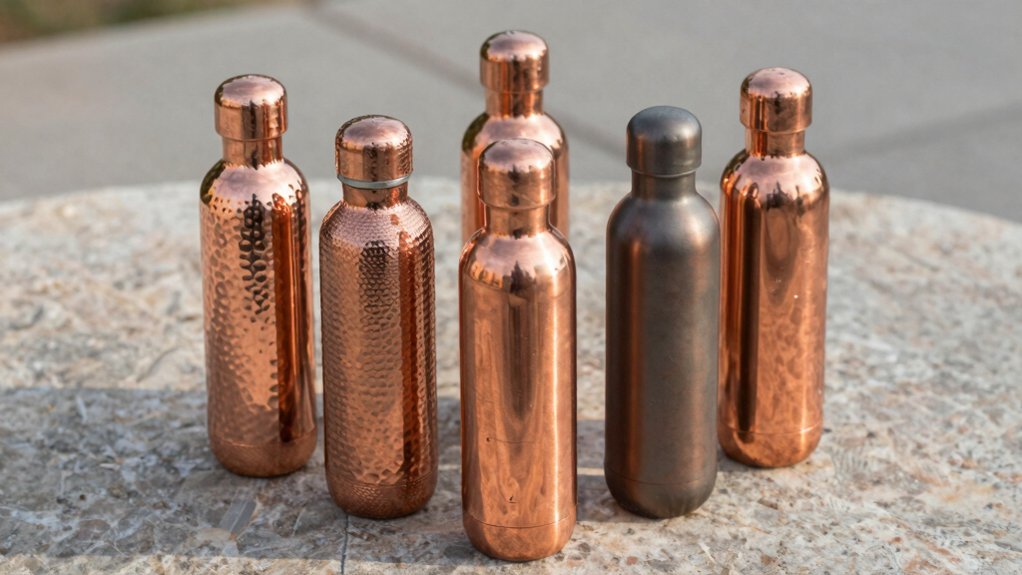 five best grounding copper bottles