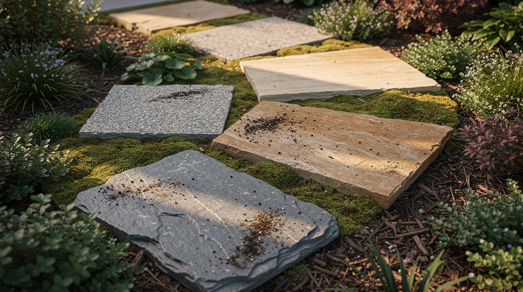 top grounding stone stepping pads